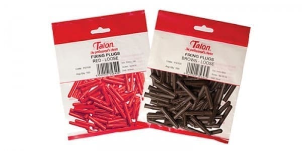 Talon Brown Fixing Plugs (100 Bag Quantity - P3/100)