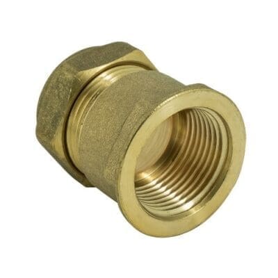 22mm x 1" Compression C x FI Straight Coupler