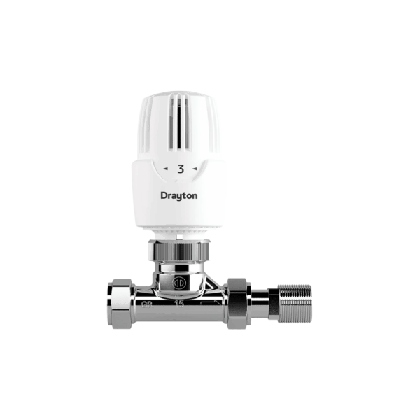 Drayton Auto-Balancing RT414 & 15mm Straight Lockshield (10 10 561)