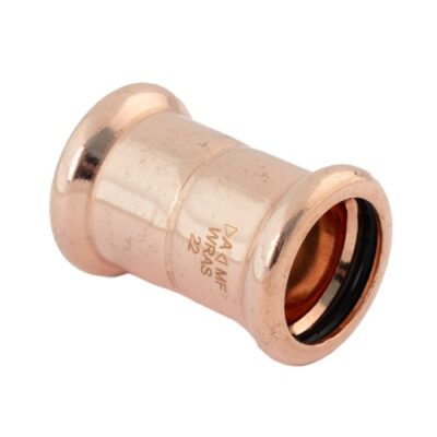 Copper Press Fit Straight Coupling (M Press) | Pirate Heating Supplies