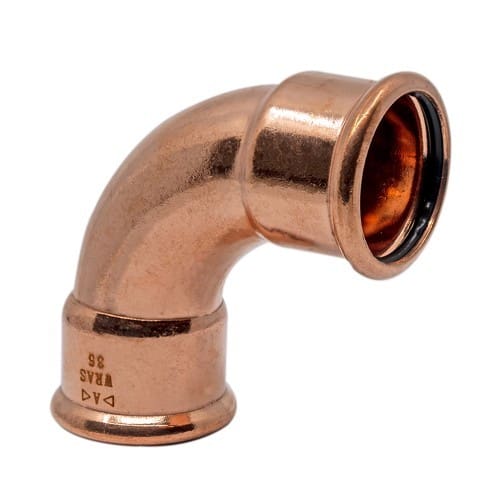 15mm Copper Press Fit 90° Elbow (M Press)