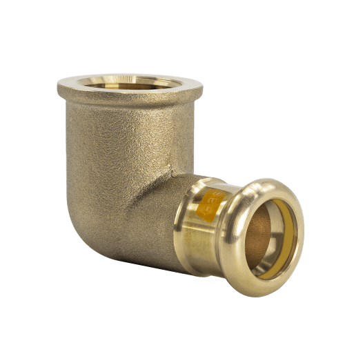 22mm Gas Copper Press Fit x 3/4" BSP Female 90° Elbow (M Press)