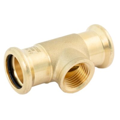 28mm x 28mm x 1/2" BSP Female Branch Tee (M Press) | Pirate Heating Supplies