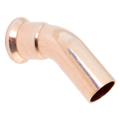 Copper Press Fit 45° Obtuse Street Elbow (M Press) | Pirate Heating Supplies