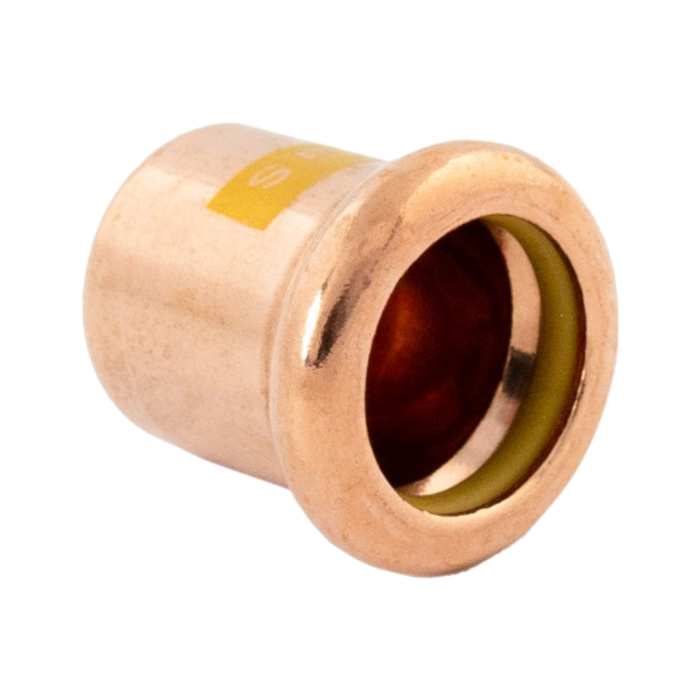 15mm Gas Copper Press Fit End Cap (M Press)