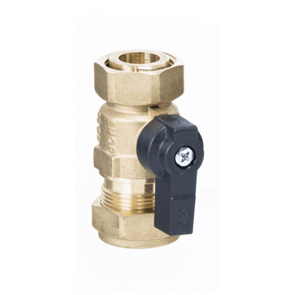 Altecnic 1" BSP Swivel Nut x 22mm Straight Ball Valve