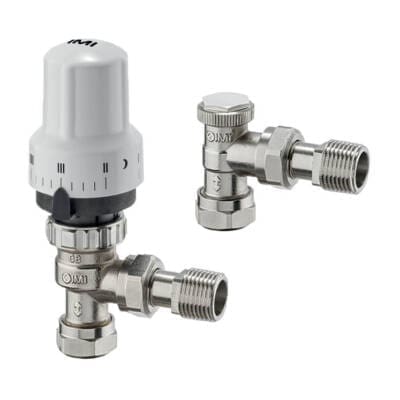 IMI Calypso 15mm Angled TRV & Lockshield Pack (9690-60.800) | © MWPHS.co.uk