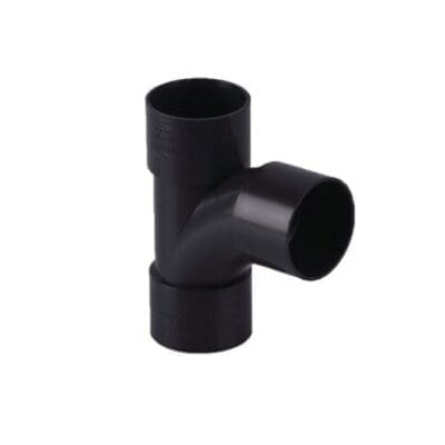 Solvent Weld 90° Tee 1 1/4" (32mm) BLK