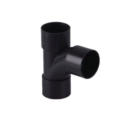 Solvent Weld 90° Tee 1 1/2" (40mm) BLK