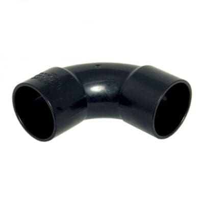 Solvent Weld 90° Swept Elbow 1 1/2" (40mm) BLK