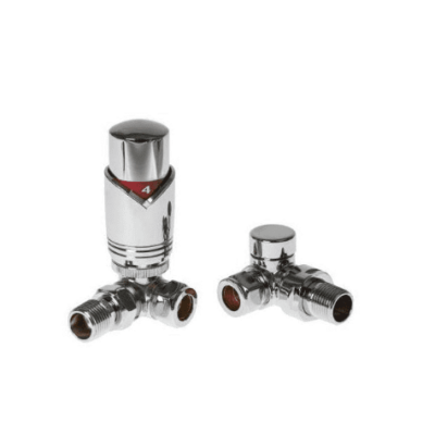 15mm Thermostatic Radiator Valve & Lockshield