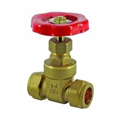 Yellow Brass 22mm Gate Valve C x C