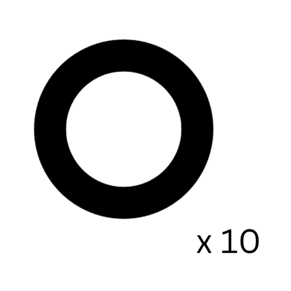 Primary Pro Sealing Ring 22mm/28mm Insulation (10pk) AS35