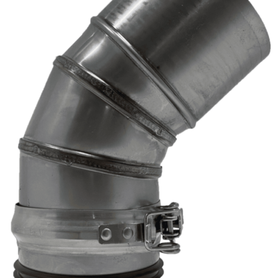 EOGB Sapphire Low Level Plume 45° Elbow (Stainless Steel)
