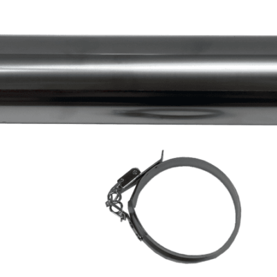 EOGB Sapphire Low Level Plume 500mm Extension Pipe (Stainless Steel)