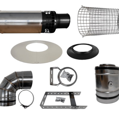 EOGB Sapphire High Level Short Flue Kit (Black)