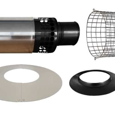 EOGB Sapphire Low Level Long Flue Kit (Black)