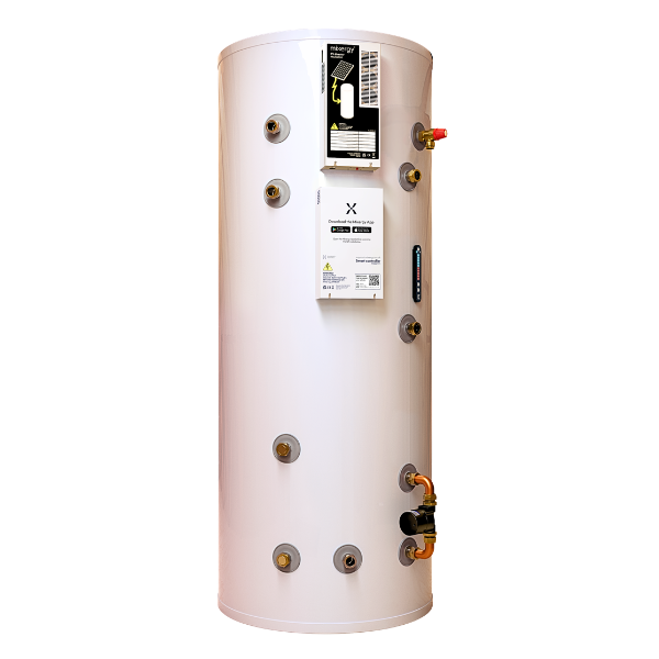 Mixergy Solar X 150 Litre Slimline Indirect Unvented Smart Cylinder (MX-150-IND-475-PVE)