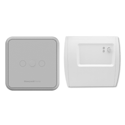 Honeywell Home DT4R Grey Thermostat & Wireless Relay Box Pack