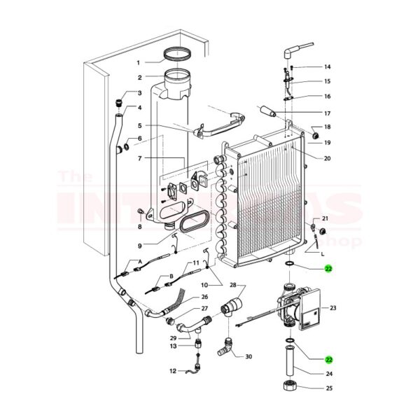 Intergas Pump Washer (875567)