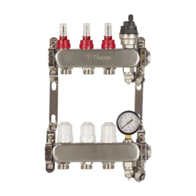 Theoheat 3 Port Manifold With 1" Isolation Valves