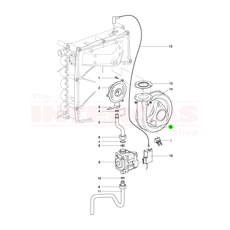 Intergas Fan Assembly 24v (074397)