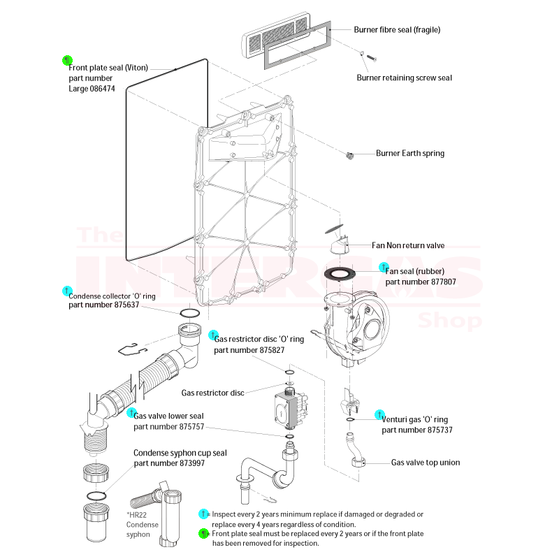 Intergas Rapid 4 Year Service Kit (077237)