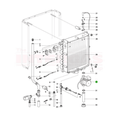 Intergas Boiler Pump Wilo-Para 25-130/7-50/SC-12 (075157)
