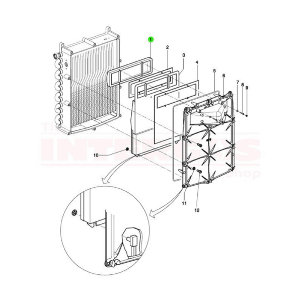 Intergas Burner Knit (800327) Replaced by 086454