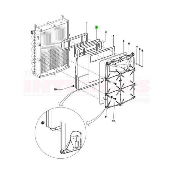 Intergas Burner Sealing Gasket (877847)