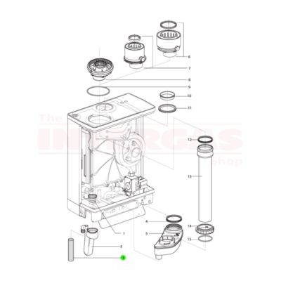 Intergas Condensate Trap Pipe (594157)