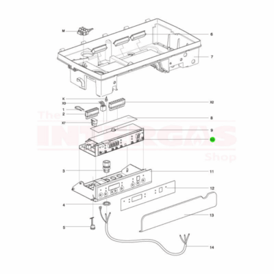 Intergas HRE Boiler Controller PCB (074448)
