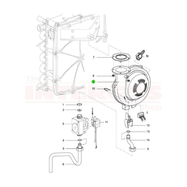 Intergas Fan Assembly 40kW