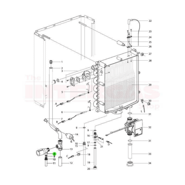 Intergas Pressure Relief Valve (844417)