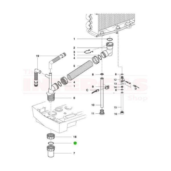 Intergas Rapid Condensate Trap Seal (873997)
