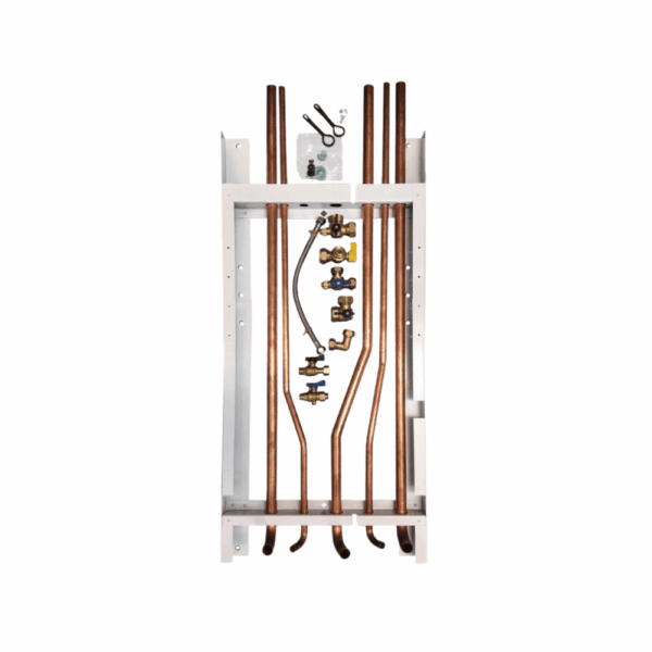 Intergas X Range Jig With Rear Pipework & Angled Valves (092114)