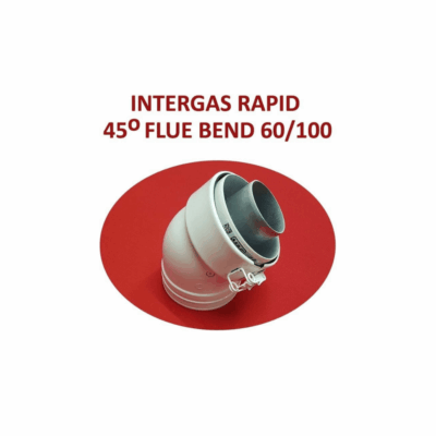 Intergas Rapid 45° Flue Bend (087616)