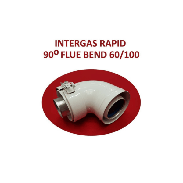 Intergas Rapid 90° Flue Bend (087617)