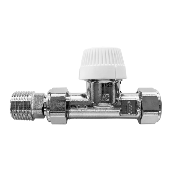 Honeywell Home Valencia VHL120-15S Manual Radiator Valve & Lockshield Set (15mm Straight) - Image 3