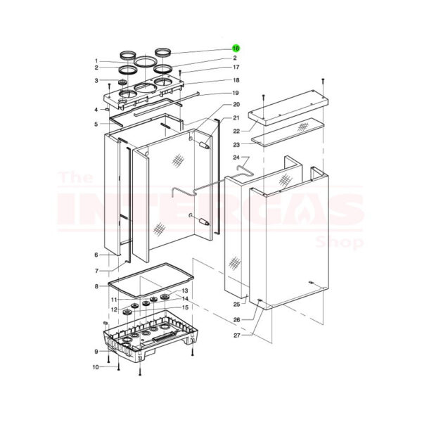 Intergas Air Connection Cap (490087) - Image 2