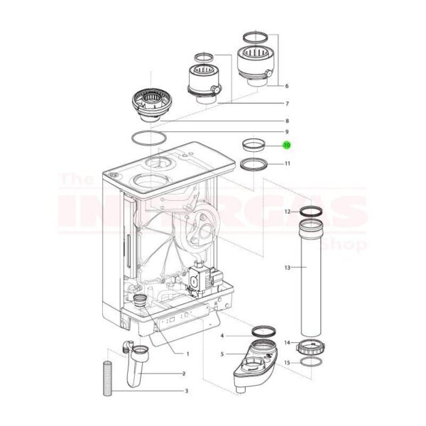 Intergas Air Connection Cap (490087)