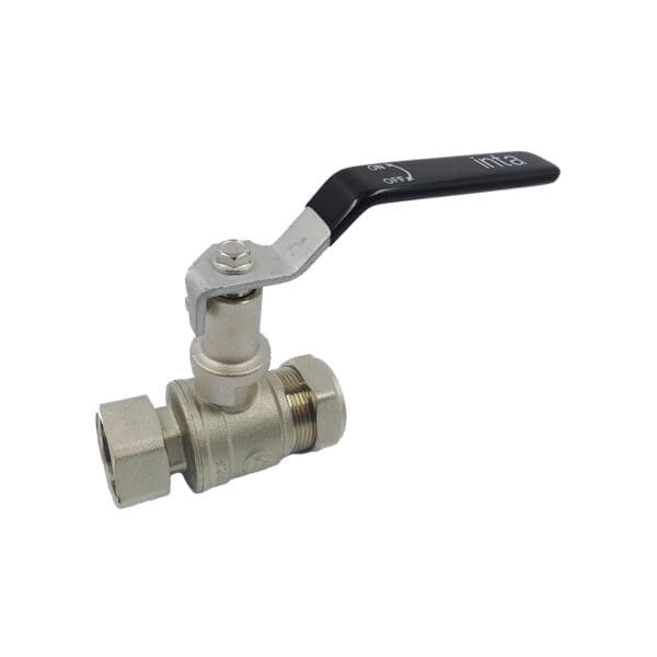 Intatec 1" Female Swivel x 28mm Compression Extended Lever Ball Valve (HPBV28)