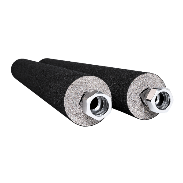 Intatec 500mm Pre-Insulated Straight Hose 1" Female Swivel x 28mm Twin Pack (HPHOSE500)