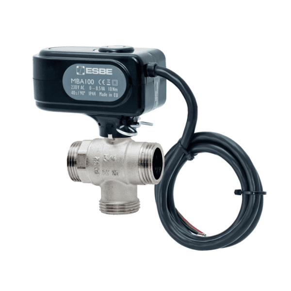 ESBE MBA132 3-Way Diverter Valve 1.25″ BSP Male 11.3 Kvs (43102600)