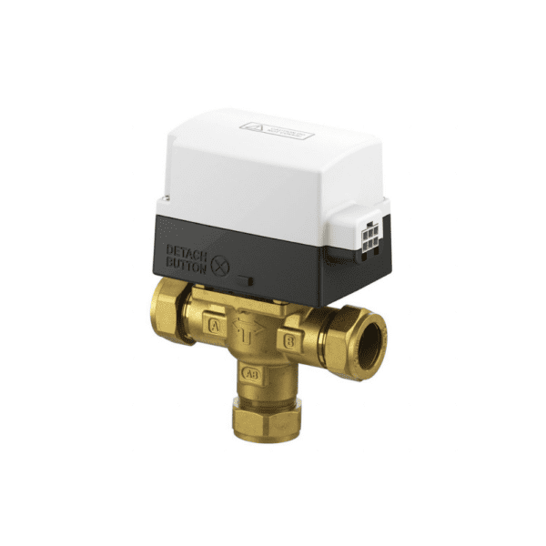 EPH 28mm Compression 3-Port Mid Position Diverter Valve 6.8 Kvs (B328PF)