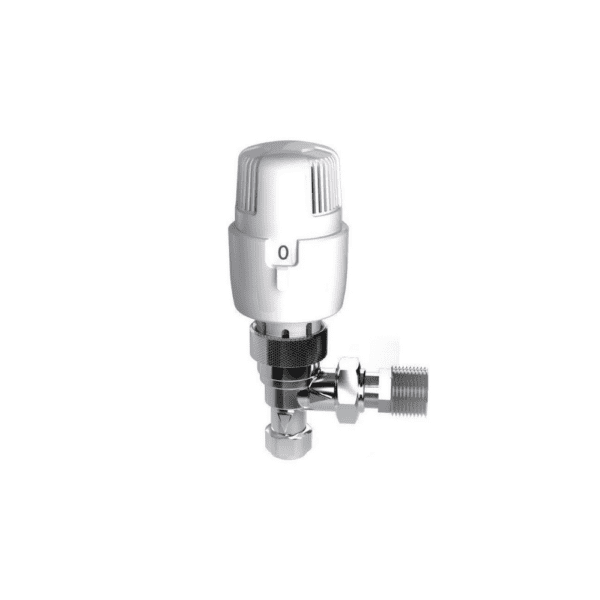 Inta i-therm 15mm Angled Thermostatic Radiator Valve (15TRVA)