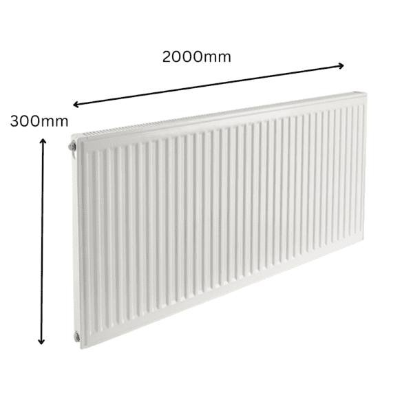 Prorad Single Convector 300mm x 2000mm Radiator