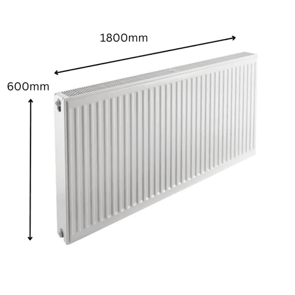 Prorad Double Convector Radiator 600mm x 1800mm (Type 22/K2)