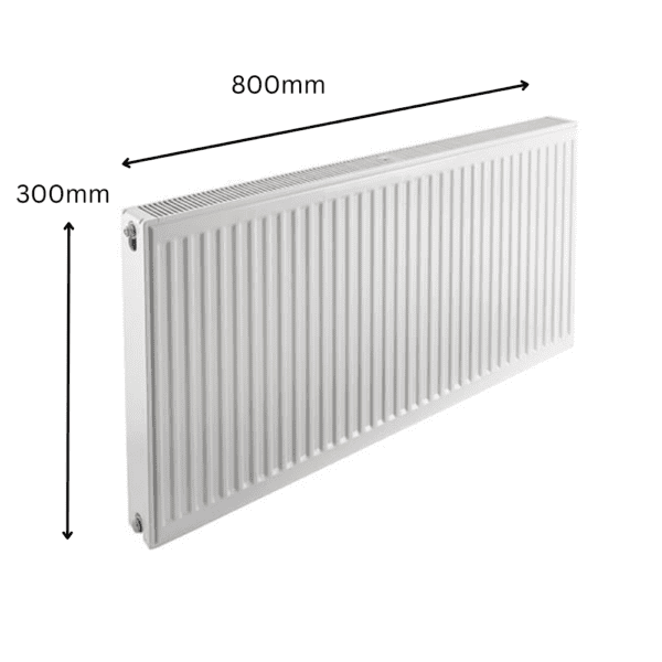 Prorad Double Convector Radiator 300mm x 800mm (Type 22/K2)