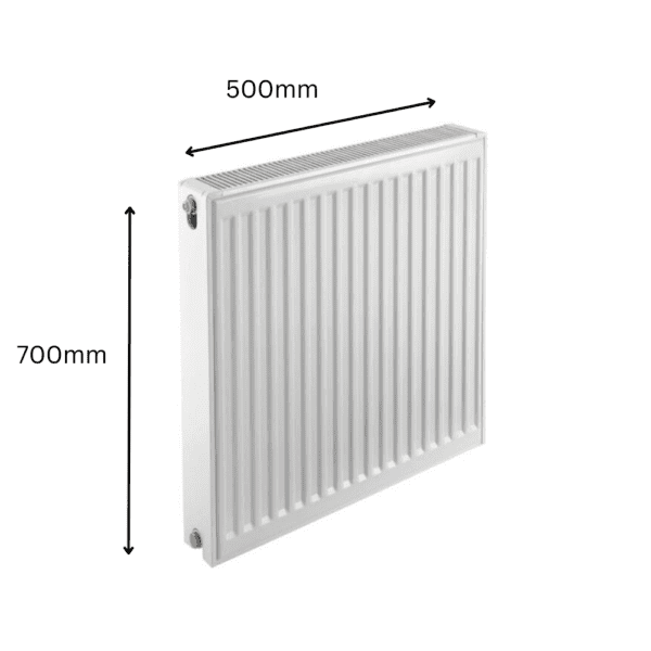 Prorad Double Panel Single Convector Radiator 700mm x 500mm (Type 21/P+)